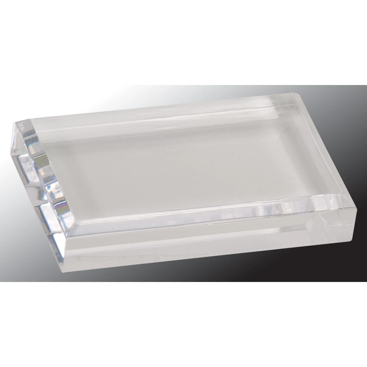 4" x 2 1/2" Clear Acrylic Paperweight Award 1