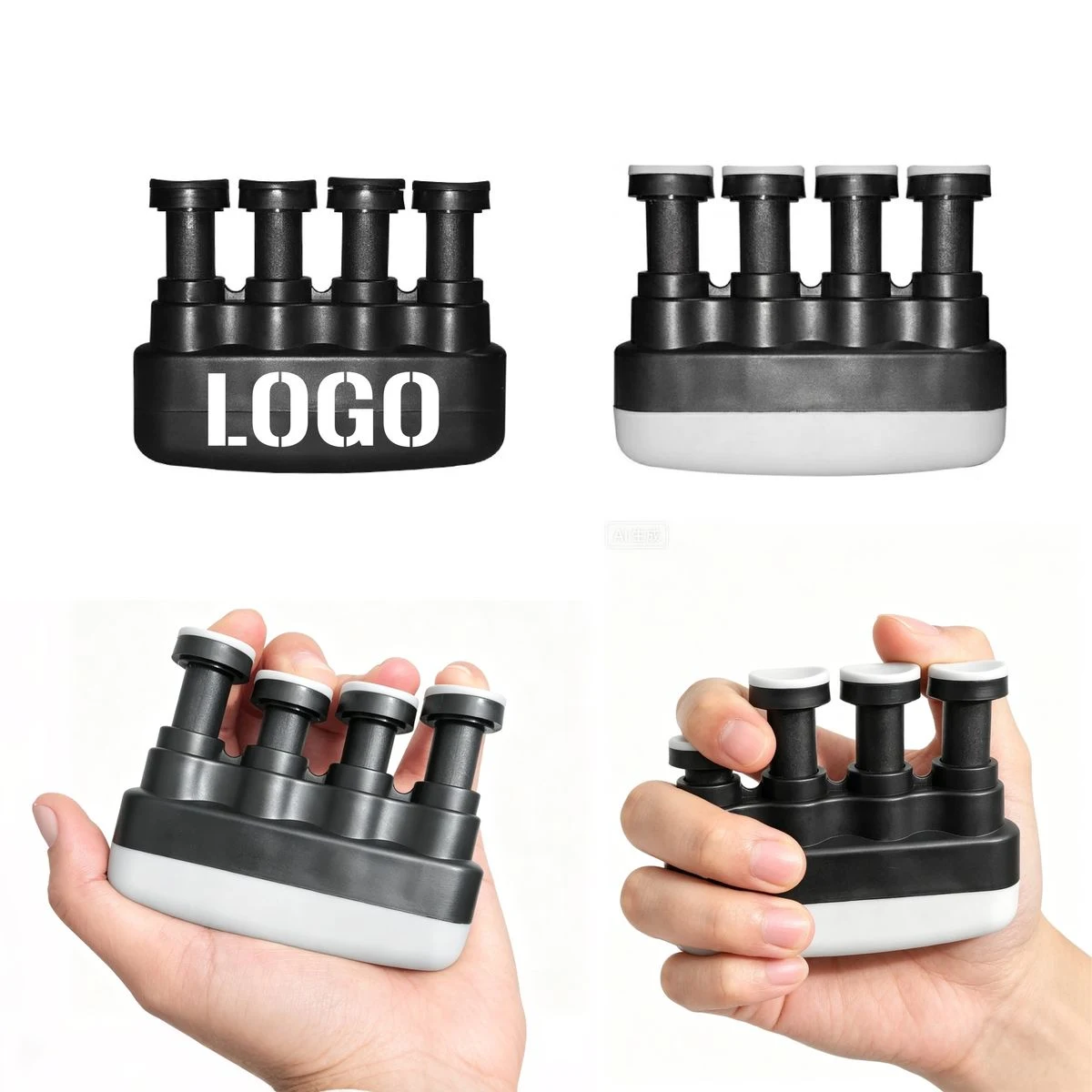 Individual Finger Exerciser and Hand Grip Strengthener 1