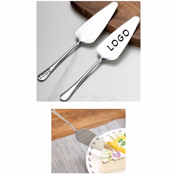 Custom 304 Stainless Steel Cake Knife Serrated Edge — Premium Kitchenware Gift