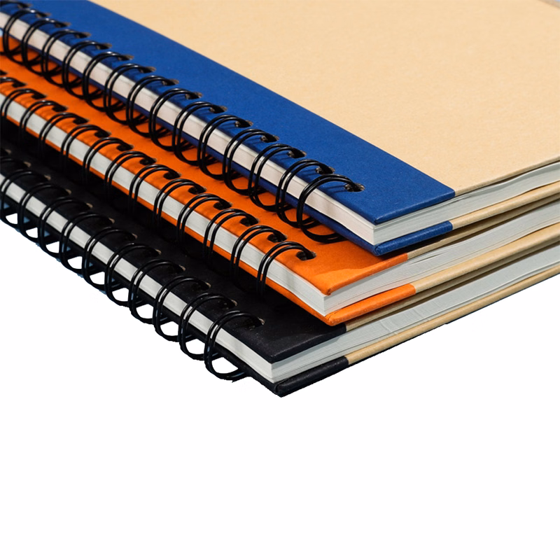 Portable eco-friendly spril notebook set