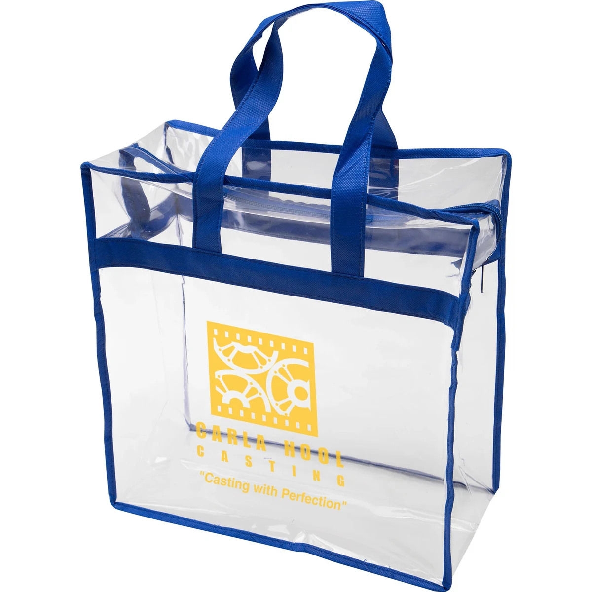 Clear PVC Zipper Tote 1