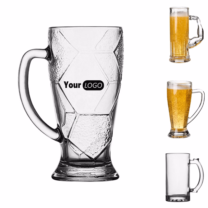 Large Capacity Glass Mug with Handle