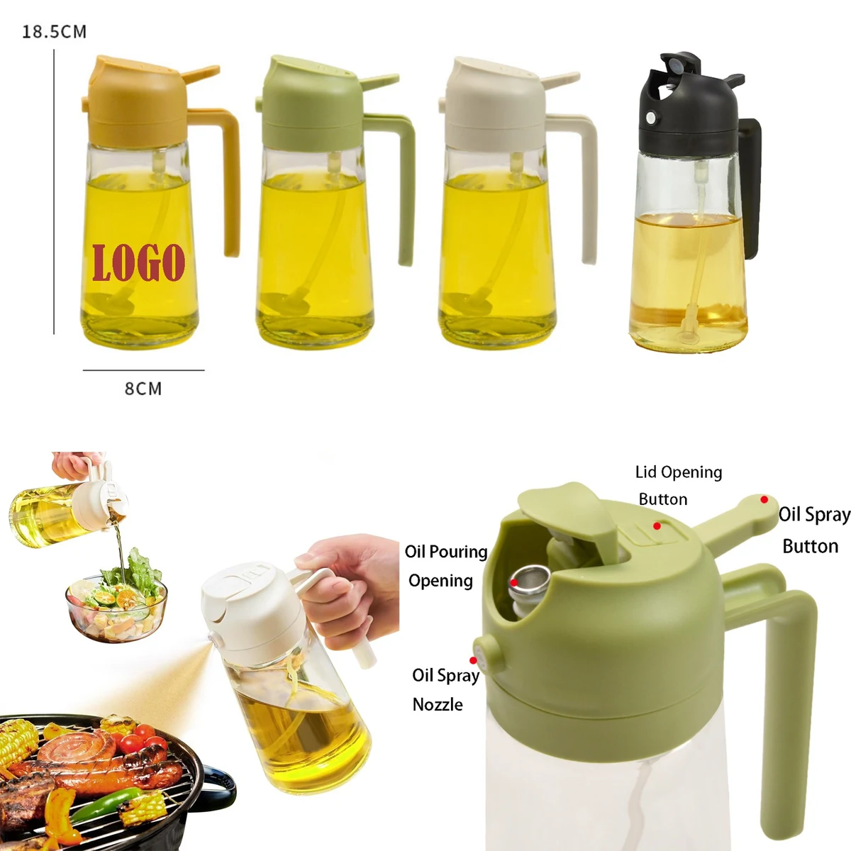 Spray Or Pour Oil Spray Bottle 1
