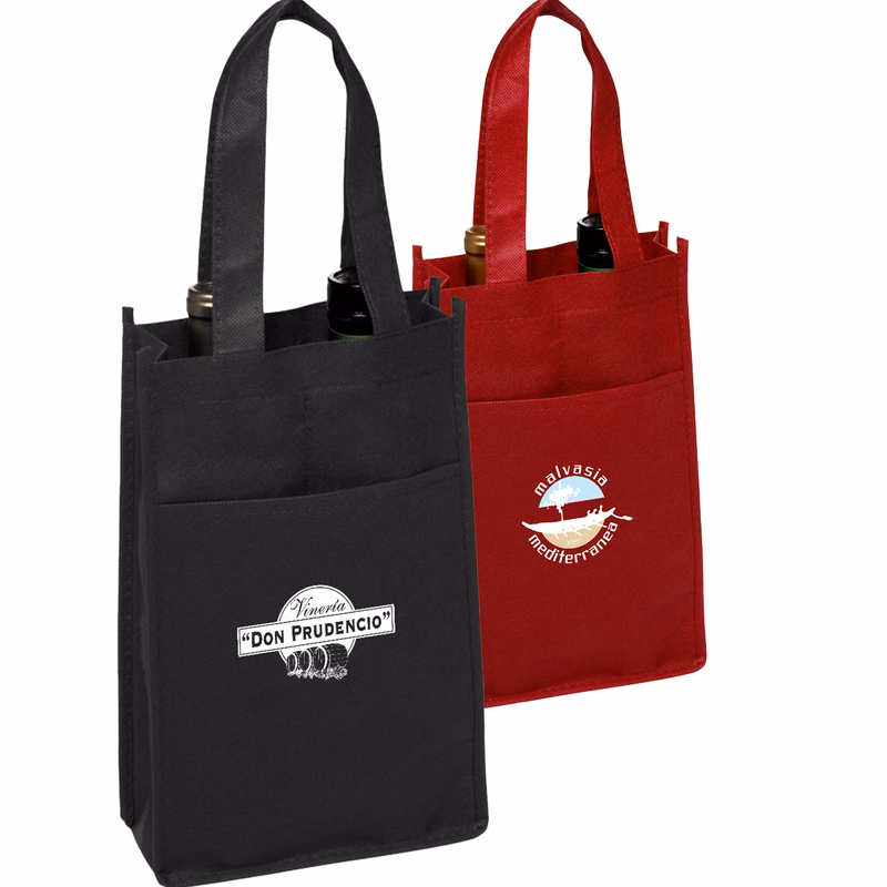 Non-Woven Vineyard Two-Bottle Wine Bag