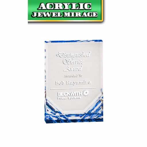 Acrylic: Jewel Mirage Blue, 4x6" standup
