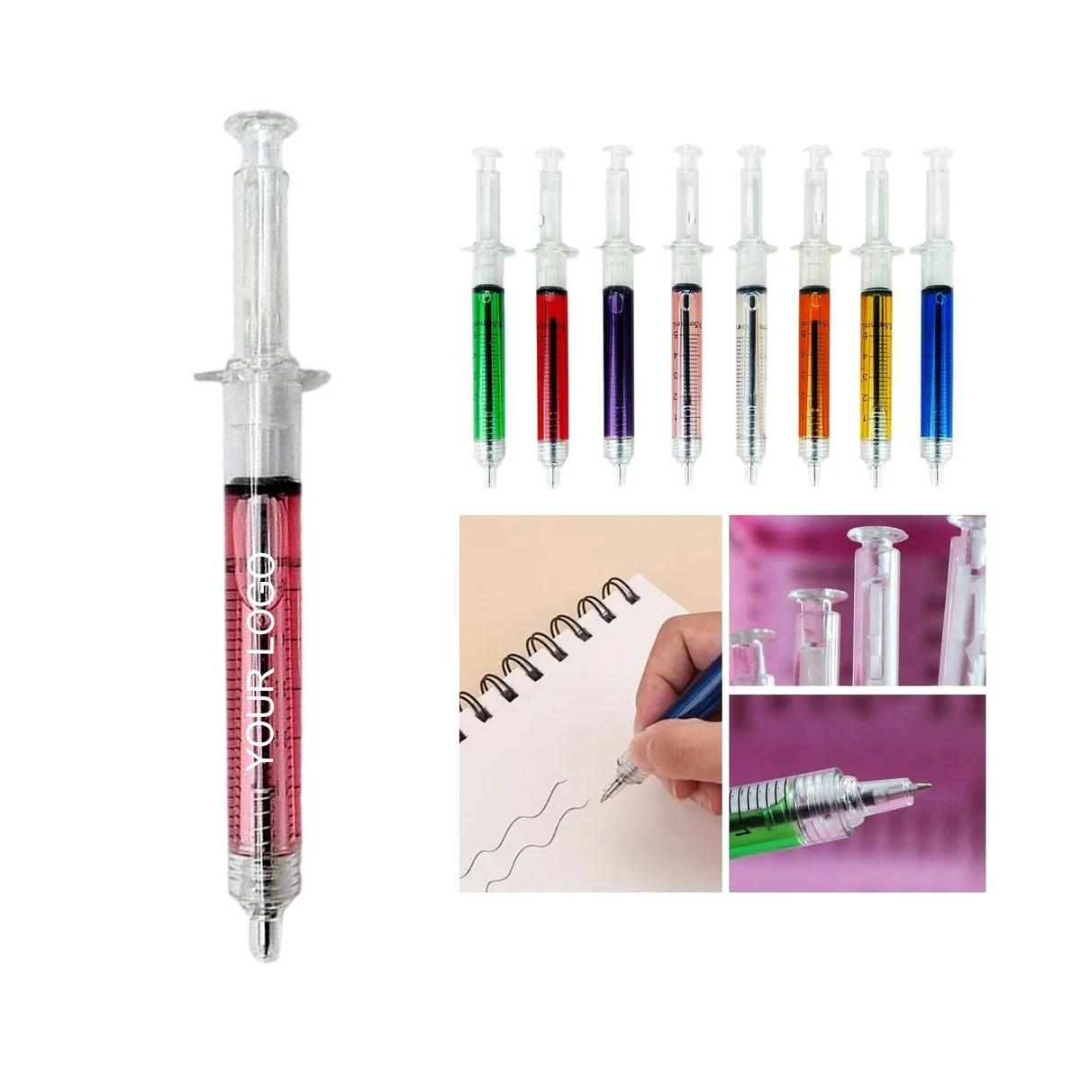 Custom Syringe Ballpoint Pen 5.71" x 0.4" for Medical-Themed Events 1
