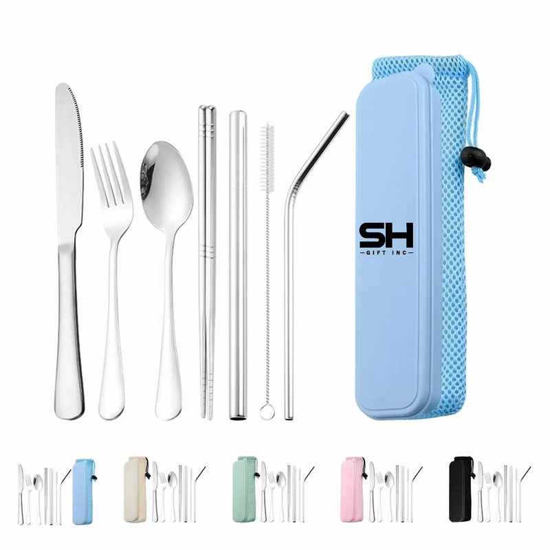 Portable Tableware Travel Utensils with Case