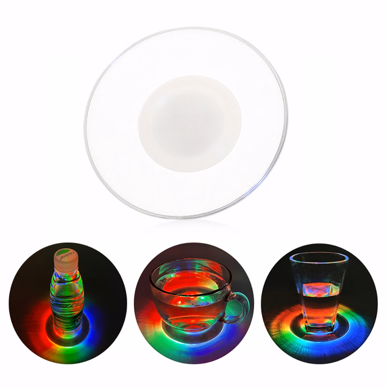 10cm LED Luminous Coaster Cup Mat