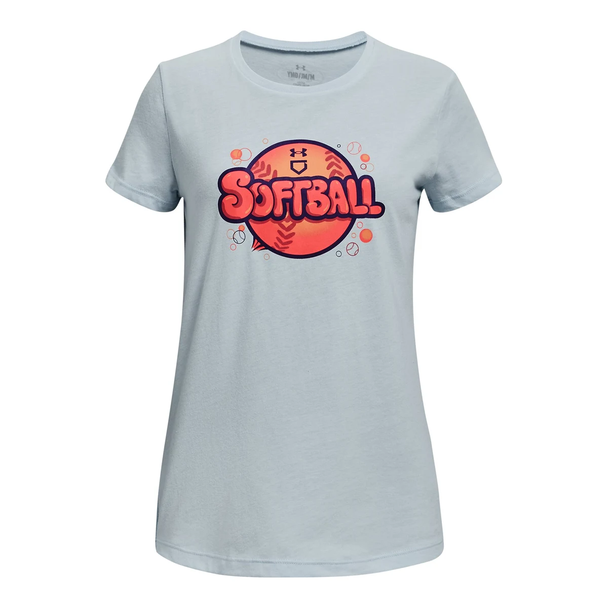 UA Softball Bubbles Girls' Short Sleeve 1