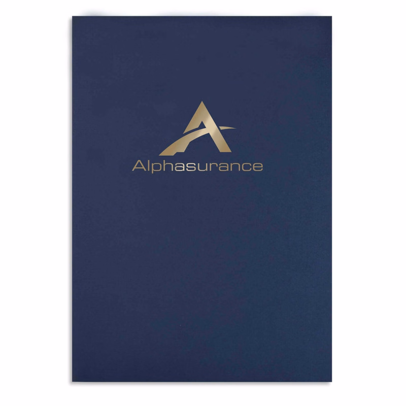Linen Presentation Folder - Premium