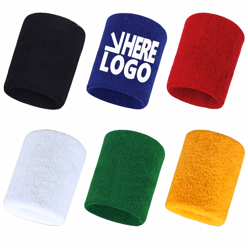 Embroidered  Wrist Sweatbands Tennis Wristband