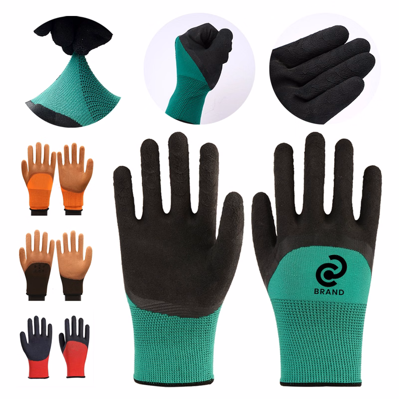 Foam Latex Coated Nylon Work Gloves
