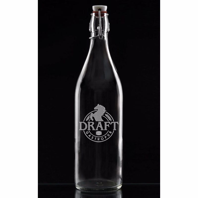 Deep Etched Large Giara Bottle