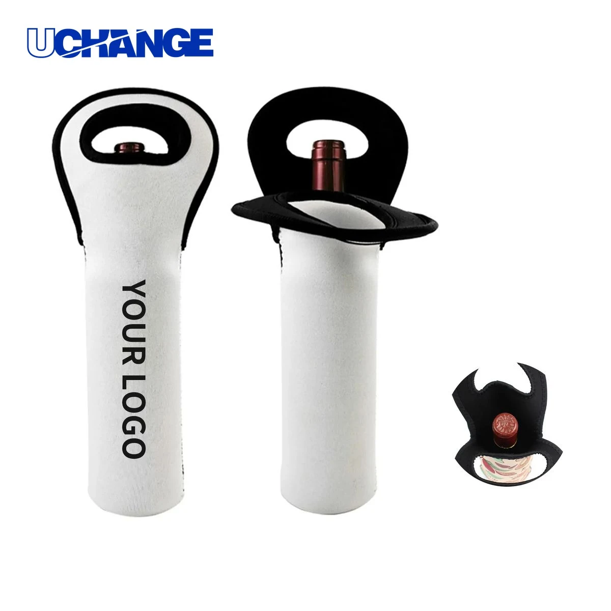 Neoprene Wine Tote Insulated Design 1