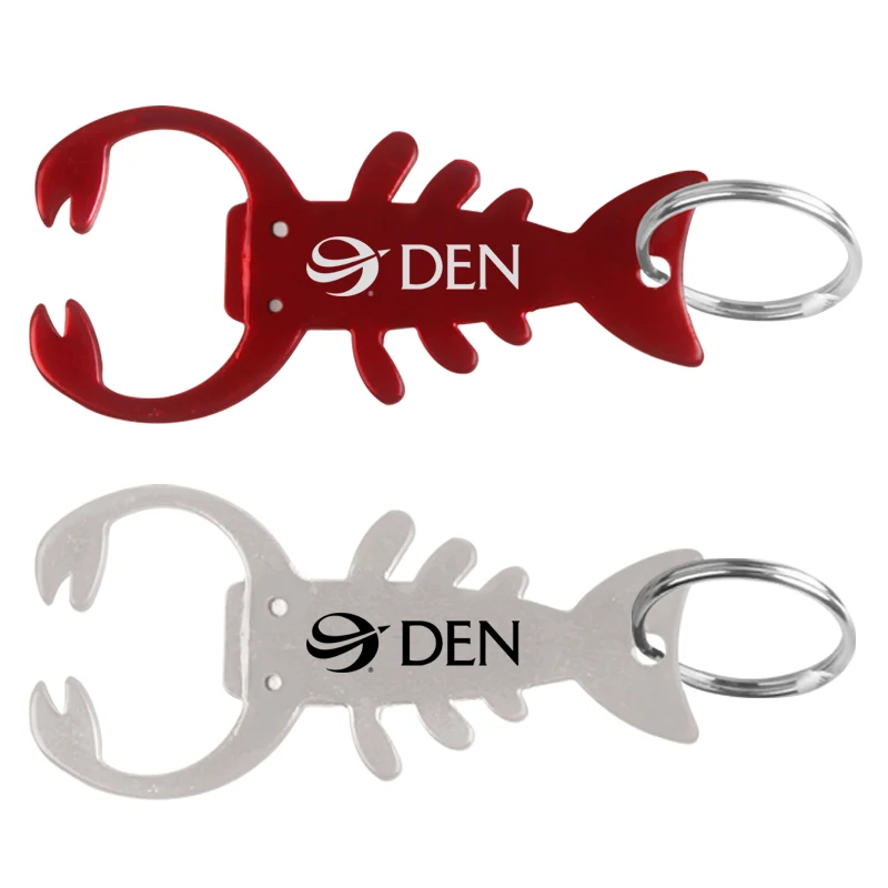 Lobster Shape Bottle Opener w/ Key Chain 1