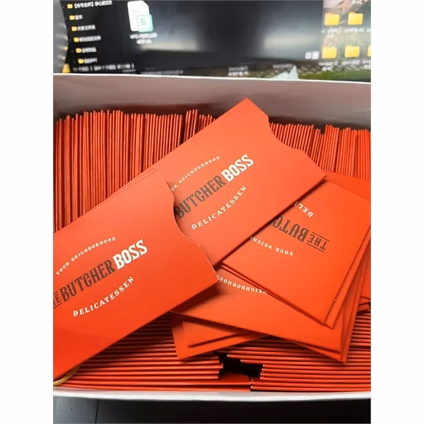 Custom 3.5 Inch Arc Cut Key Card Sleeves with Full Color Print — Hotel Gift Item