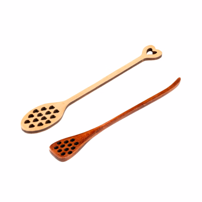 7" Wooden Honey Stick