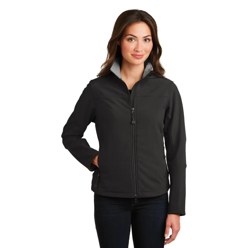 Port Authority Women's Glacier Soft Shell Jacket. 1