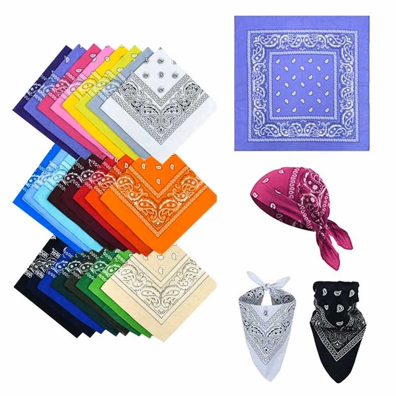 Custom Cotton Bandanna Square Scarf