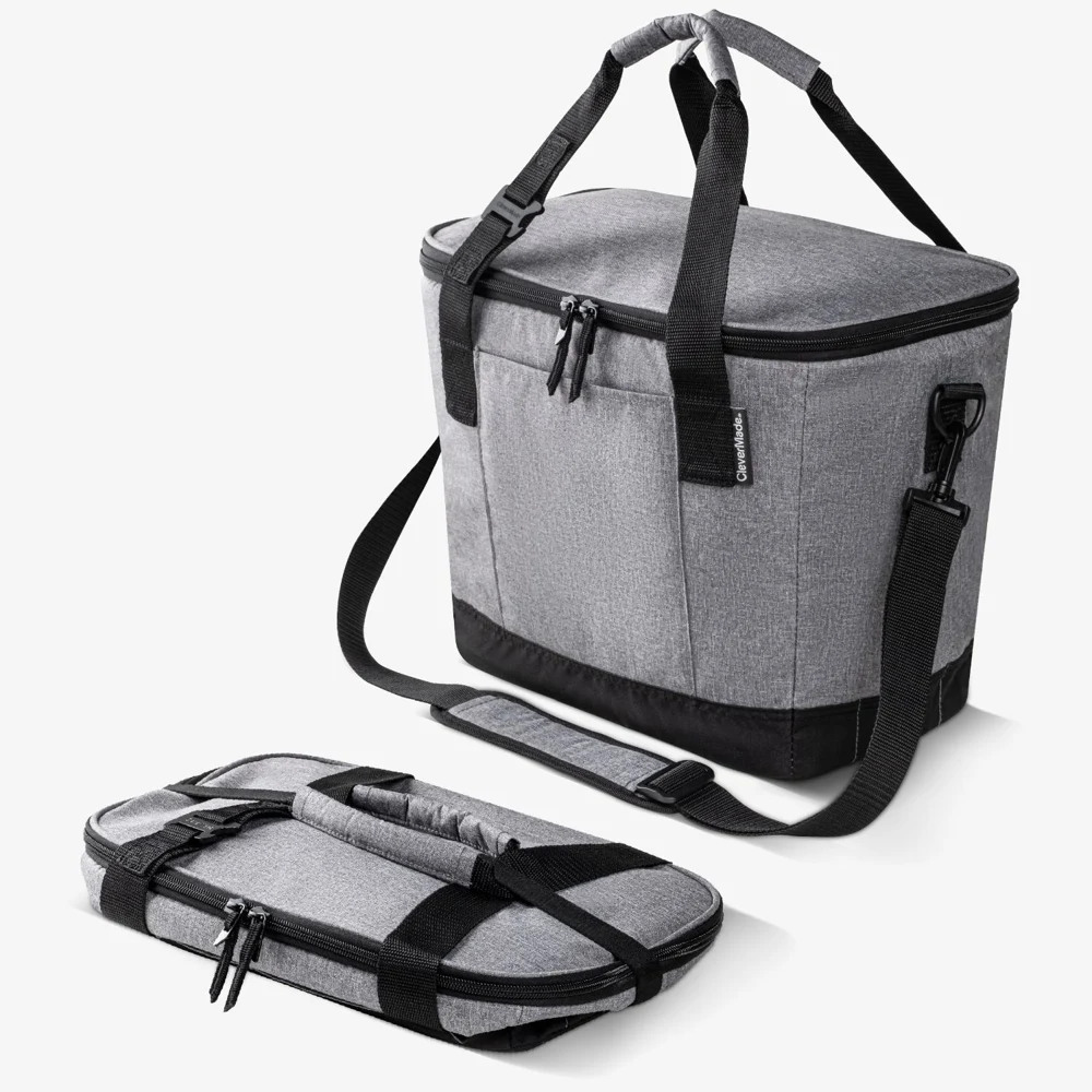 CleverMade® 30 Can Premium Eco Tahoe Collapsible Cooler 1