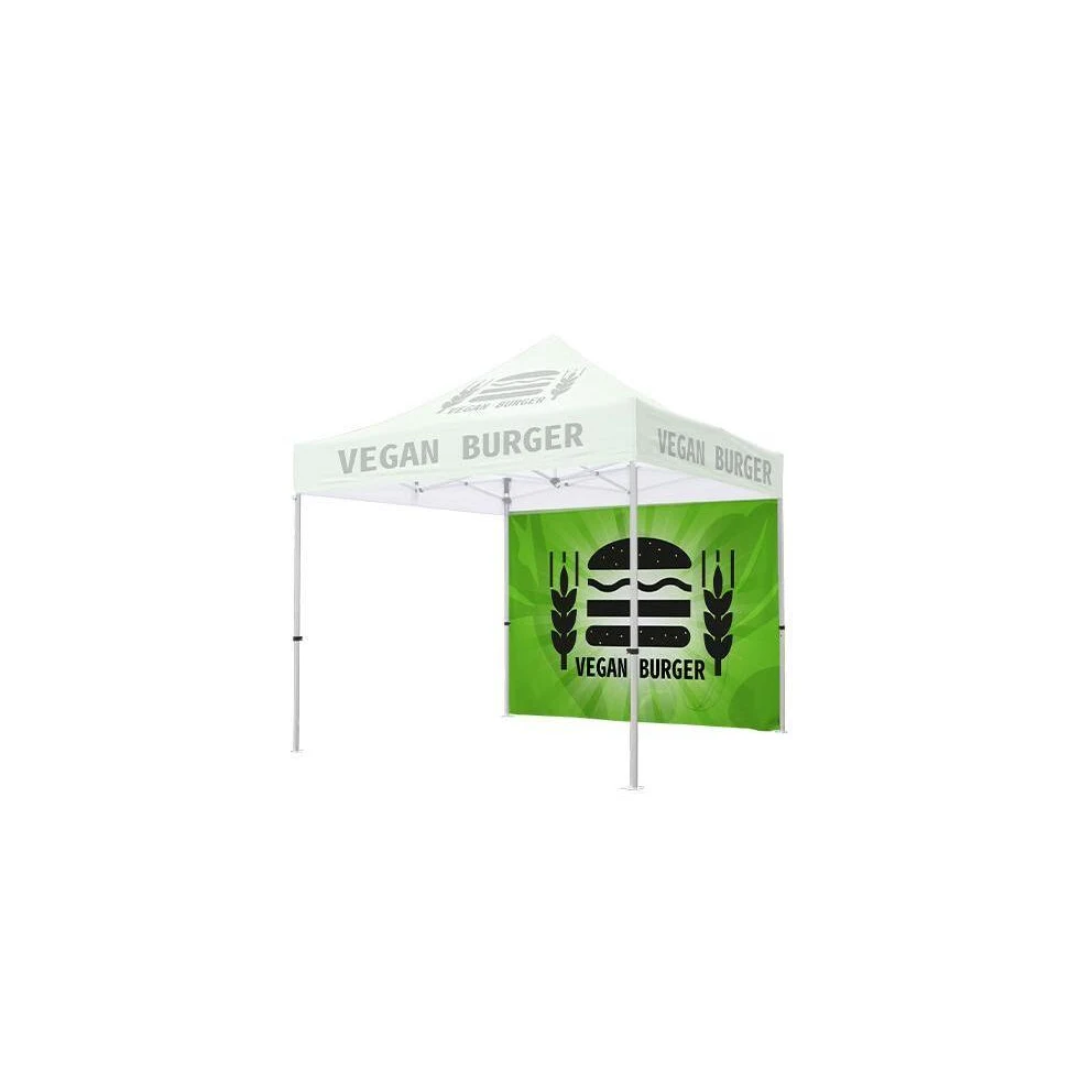 10' Tent Full Wall Custom Printed Graphic Only Double Side (Full Color Dye Sublimation) 1