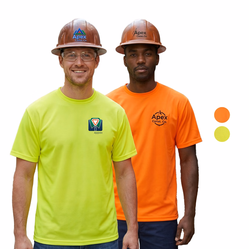 High Viz Short Sleeve Safety Workwear T-Shirt