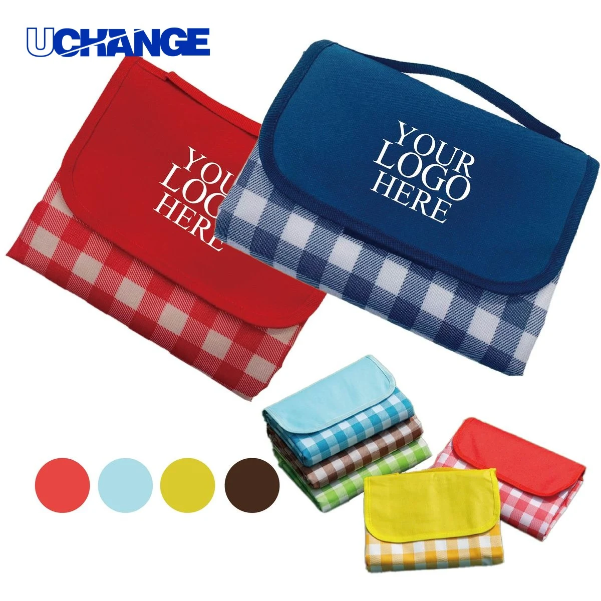 Roll Up Picnic Mat with Waterproof Coating 1