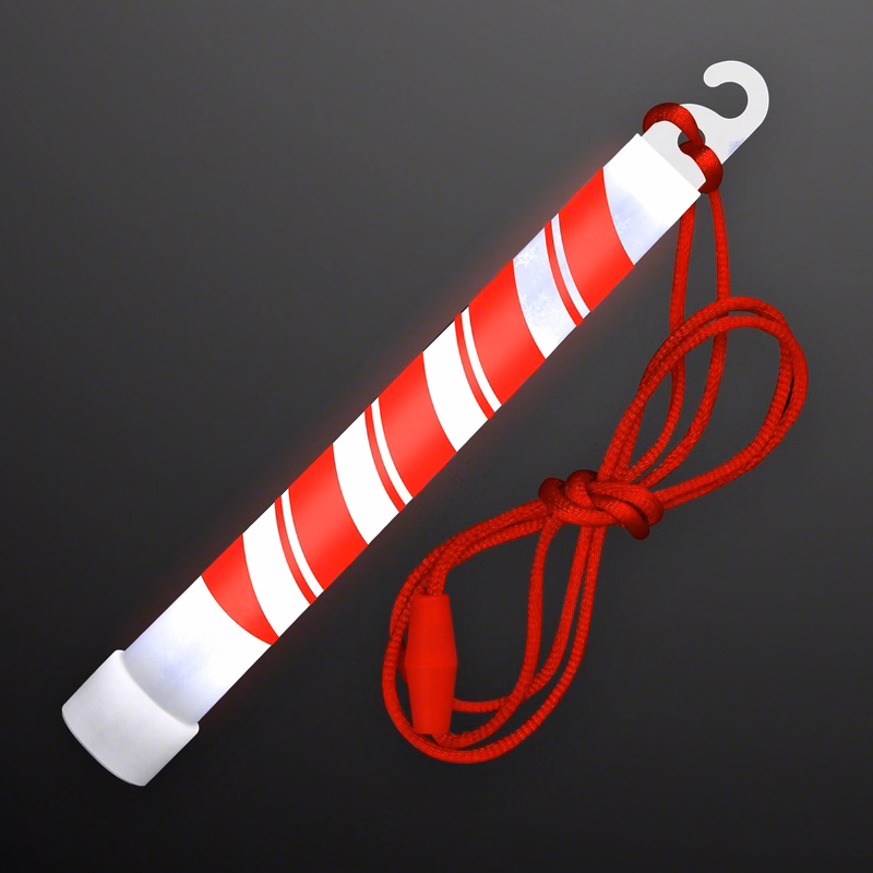 6 inch Candy Cane Glow Sticks