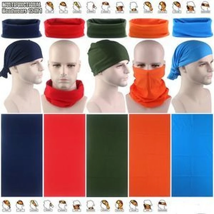Cool Change Magic Seamless Multi Functional Scarf (19.3"x9.9") 1
