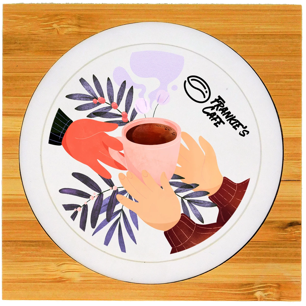 Spectrum Bamboo Coaster (Single) 1