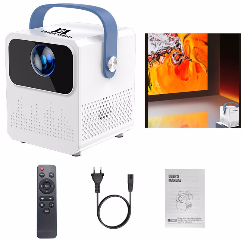 Portable Projector with 180 ANSI Lumens