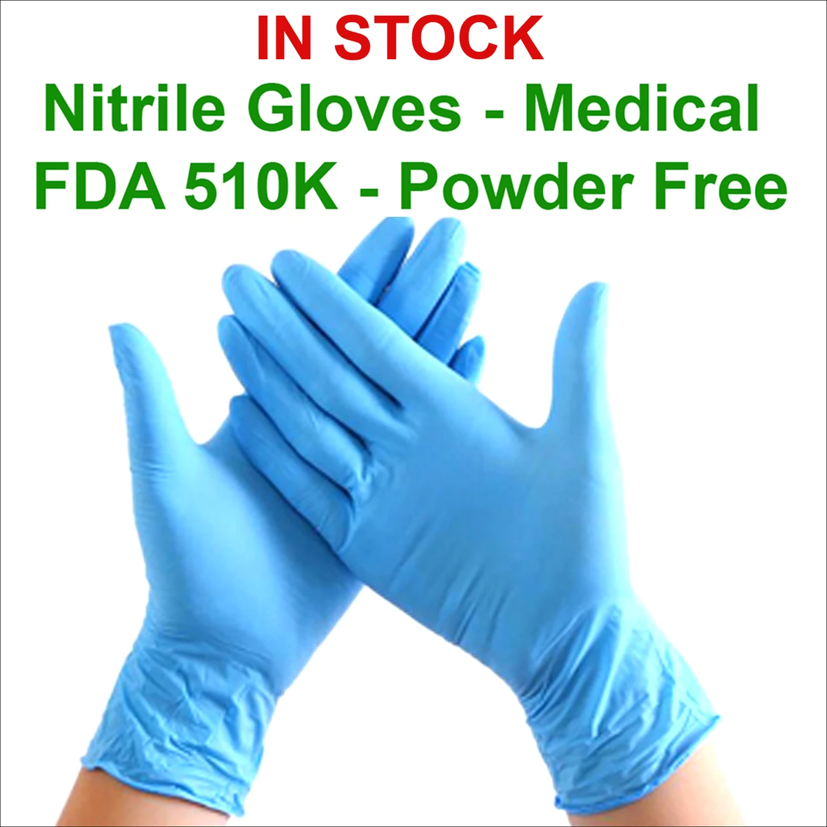 Nitrile Gloves - 510K Certified Powder Free 100 per box 1