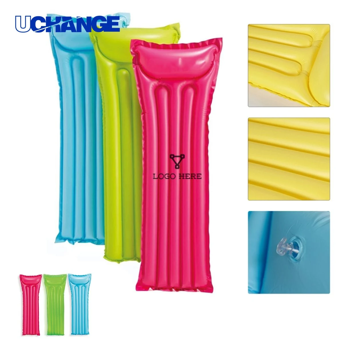 PVC Inflatable Pool Float Mat For Adults 1