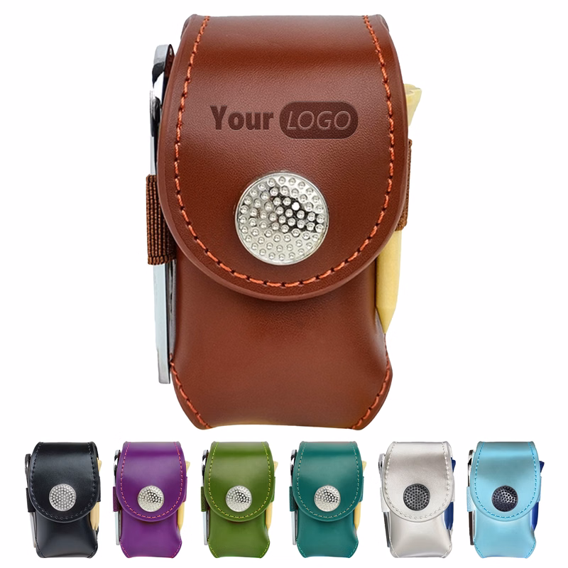 Leather Durable Golf Accessory Bag ?C Multi-Functional Design