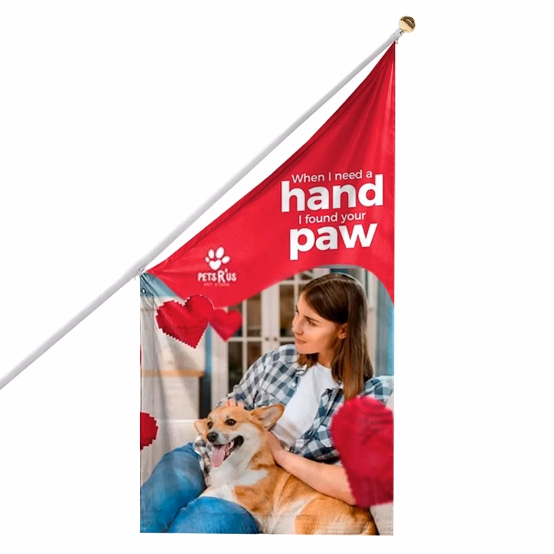 Digital Printed Building Flags 8.66' x 5'