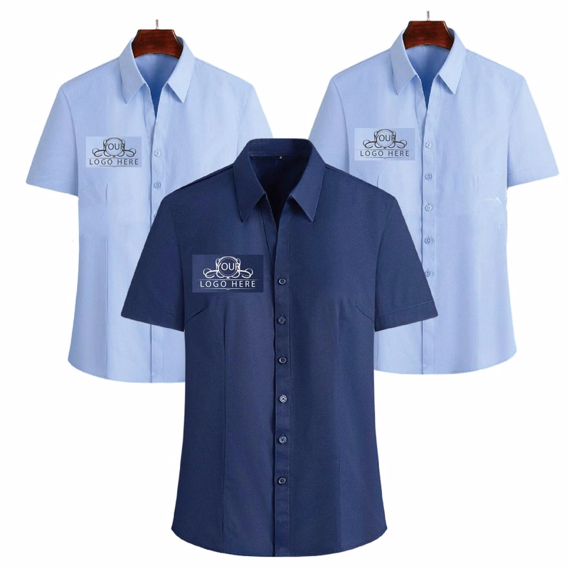 Women's Slim-Fit Business Shirt Formal Office Blouse