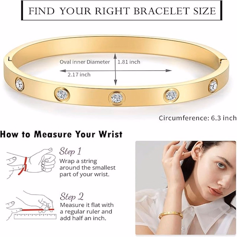 18K Gold Plated Love Friendship Bracelet