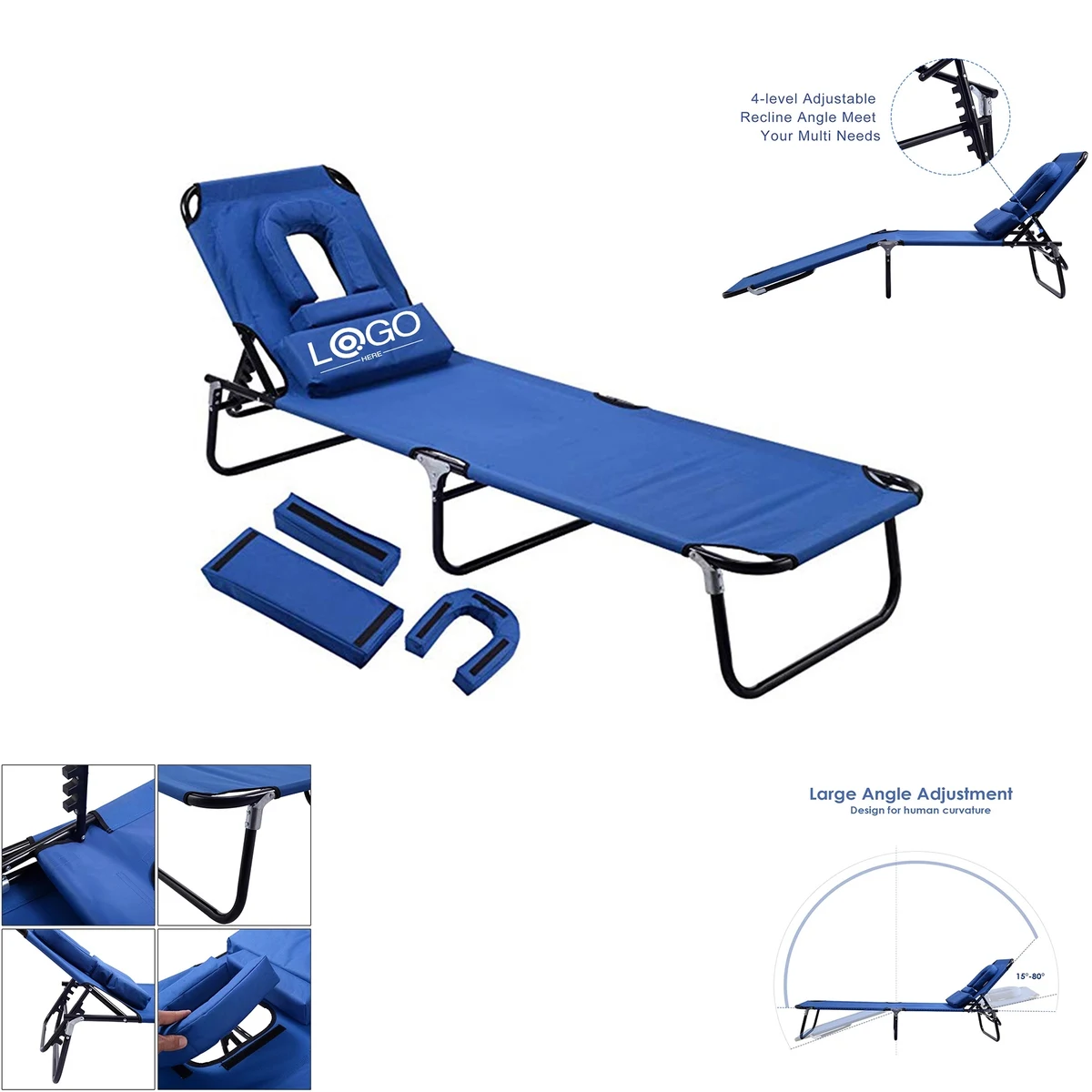 Face Down Folding Chaise Lounge 1