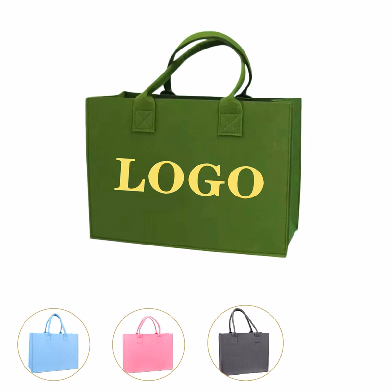 MOQ 10pcs Felt Tote Bag