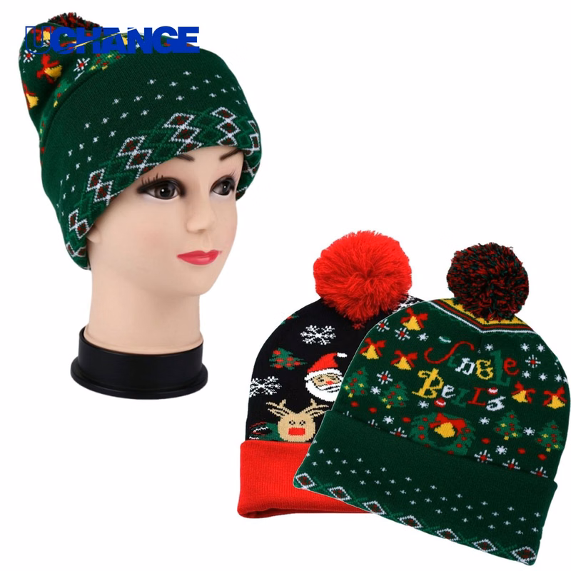Festive Pom Beanie Gift Hat