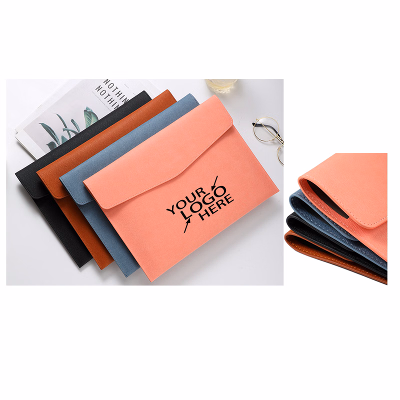 A4 PU Leather Professional File Holder