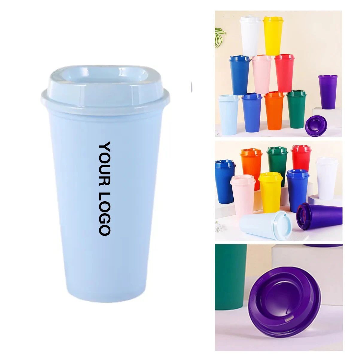 Leak Resistant Beverage Cup with Snap Lid 1