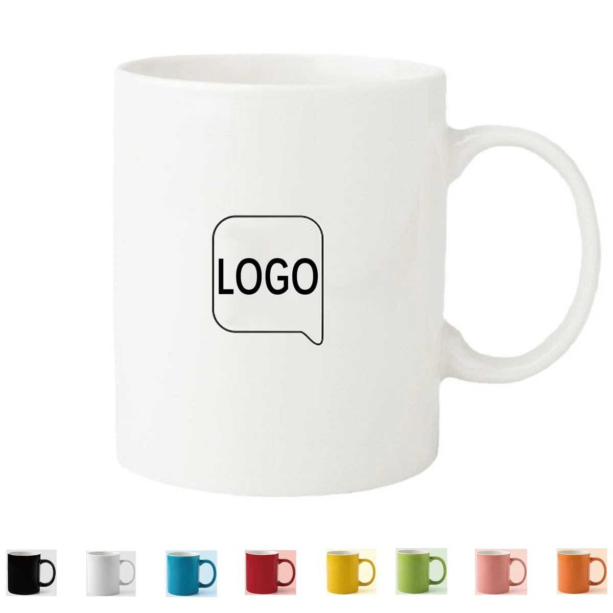 12 Oz Economy Ceramic Coffee Mug 1