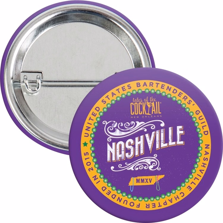 1-1/2" Round Safety Pin Button