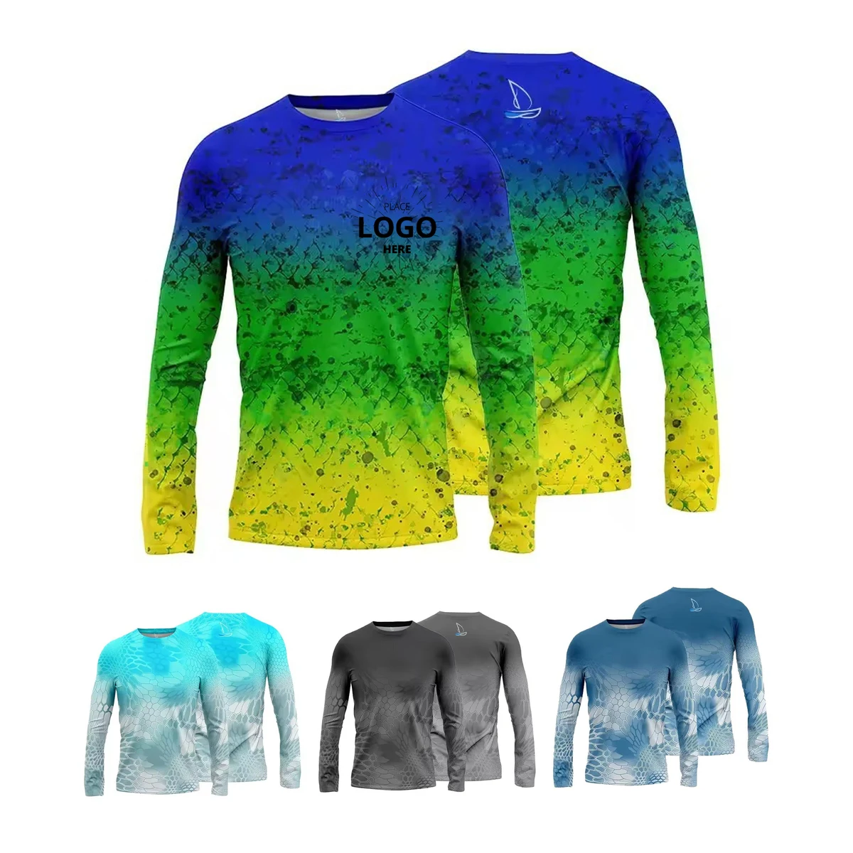 Sublimated Long Sleeve Fishing T Shirt 1