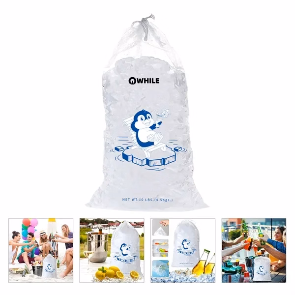 Custom Leak Proof Plastic Ice Storage Bag — Cooler & Outdoor Recreation