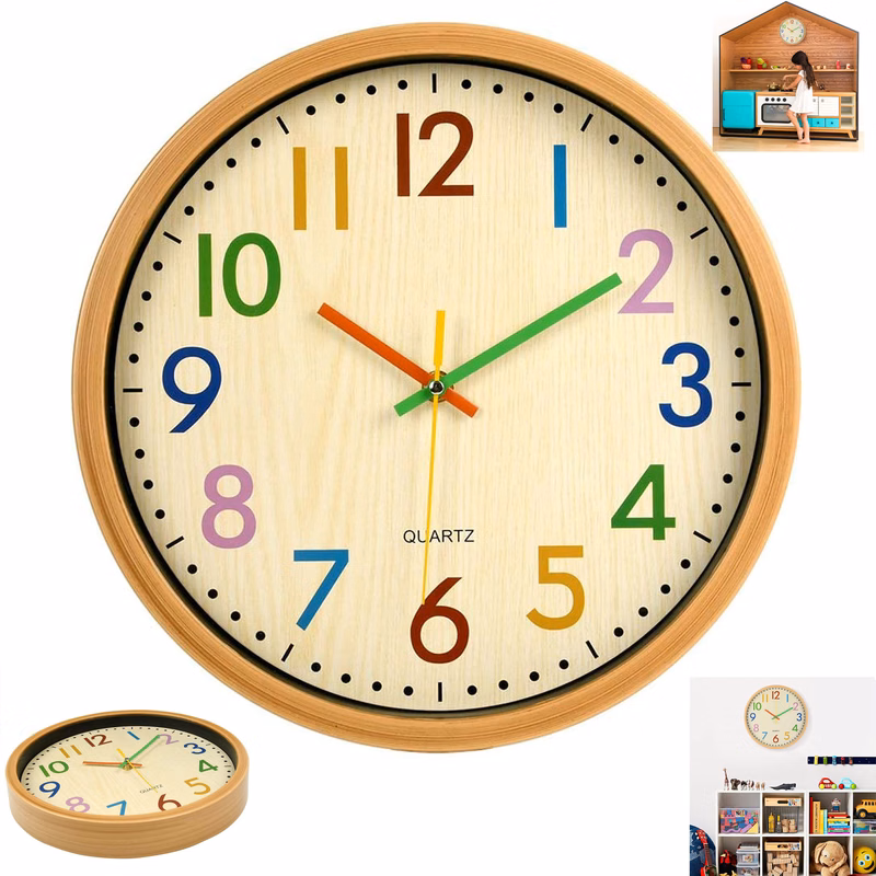 Silent Kids Wall Clock