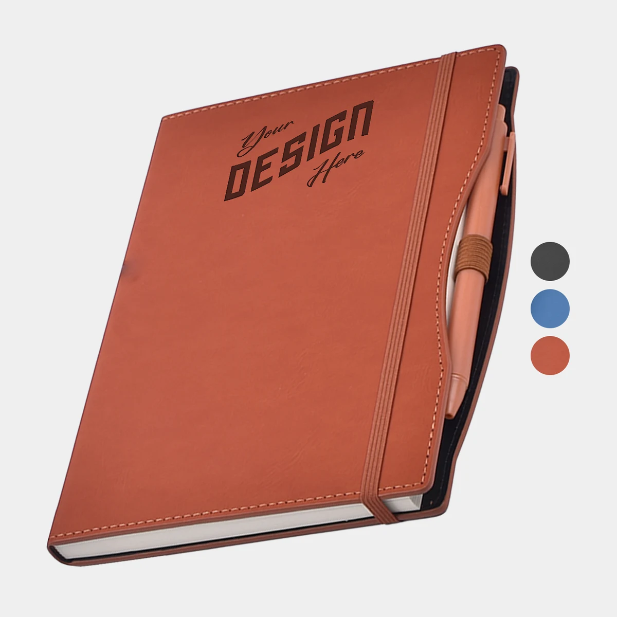 TiTUS® Executive Companion A5 Notebook with Pen & Elastic Band Closure 1
