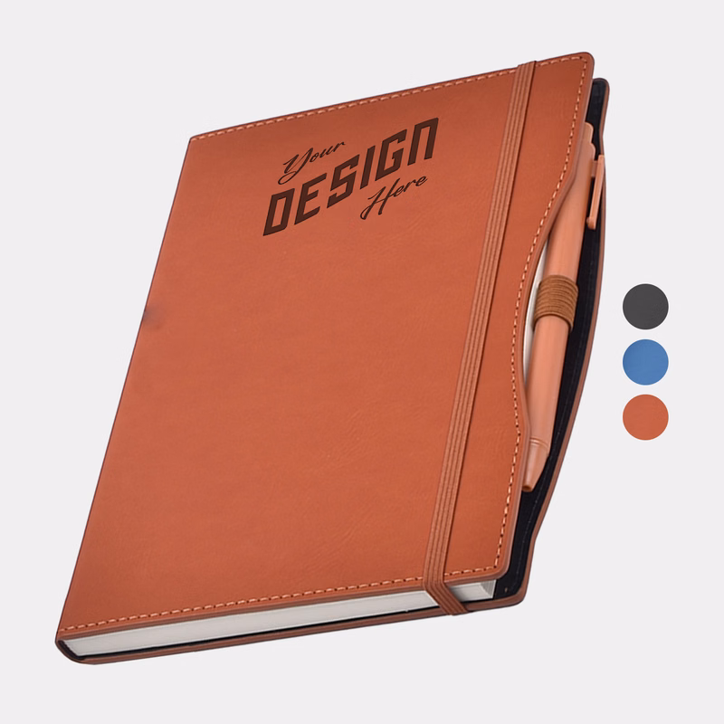TiTUS® Executive Companion A5 Notebook with Pen & Elastic Band Closure