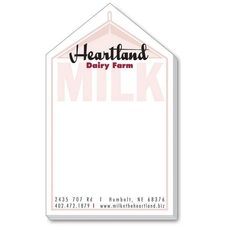 Adhesive Note Shape - Milk Carton (3x5) - 50 Sheets 1